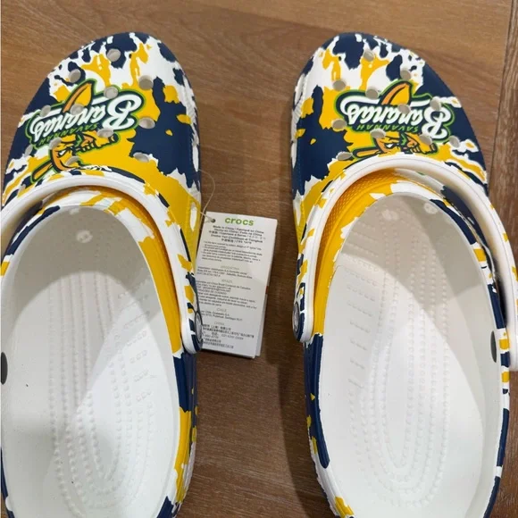 CROCS Yellow and Blue Savannah Bananas Loafers Unisex - Picture 2 of 5